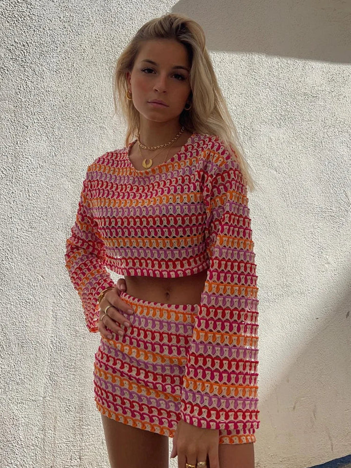 Beatriz | Flared Two-Piece Set